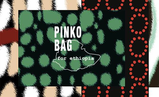 PINKO Take Care Ethiopia Bag Environment and community